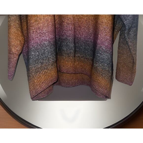 Old Navy Colorful Colorblock Sweater Wool blend Plus Size 2XL - Picture 2 of 7